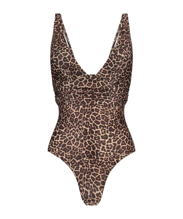 Luxe Shaping Swimsuit - Brown