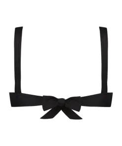 Luxe Triangle Bikini Top - Black