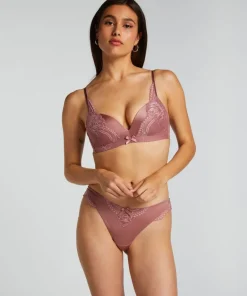 Lycke Padded Non-Wired Bra - Pink