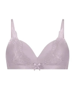 Lycke Padded Non-Wired Bra - Purple