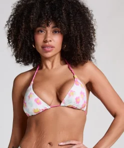 Madeira Triangle Bikini Top - Pink