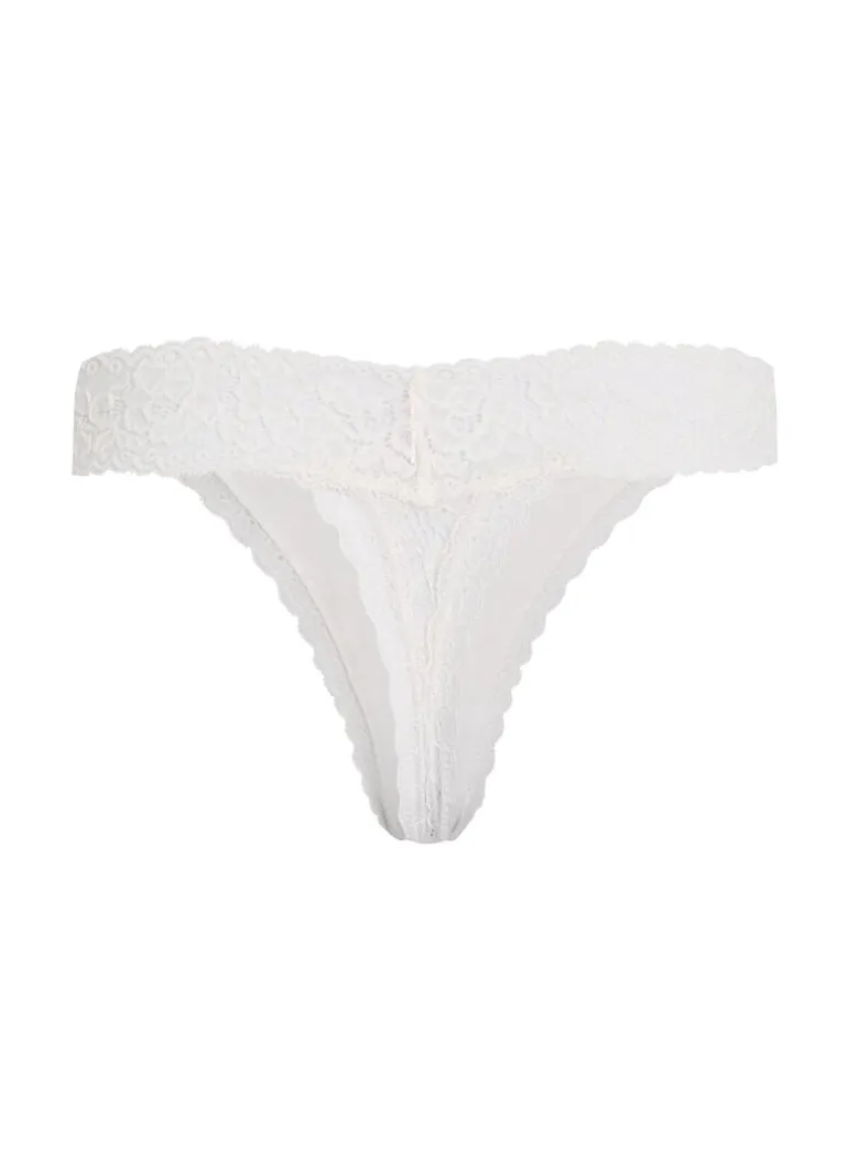 Madison Extra Low Thong - White