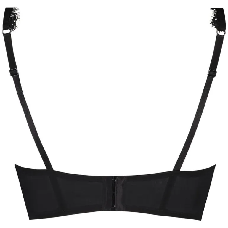 Marilee Non-Padded Underwired Longline Bra - Black