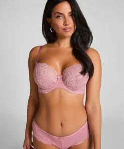 Marine Non-Padded Underwired Bra - Pink
