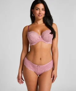 Marine Non-Padded Underwired Bra - Pink