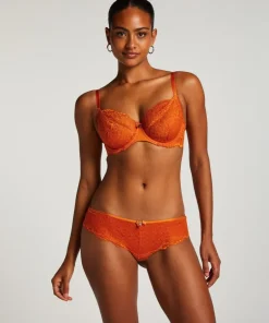 Marine Non-Padded Underwired Bra - Orange