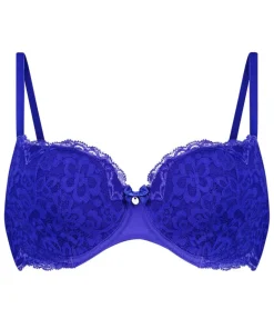 Marine Non-Padded Underwired Bra - Blue