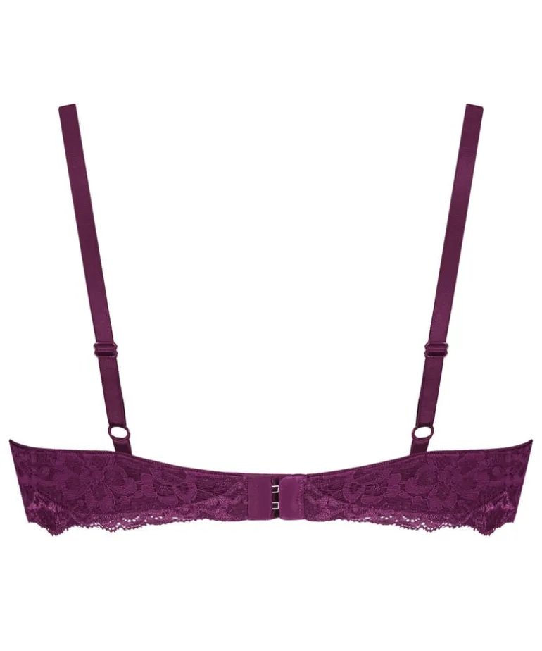 Marine Non-Padded Underwired Bra - Purple