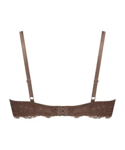 Marine Non-Padded Underwired Bra - Brown