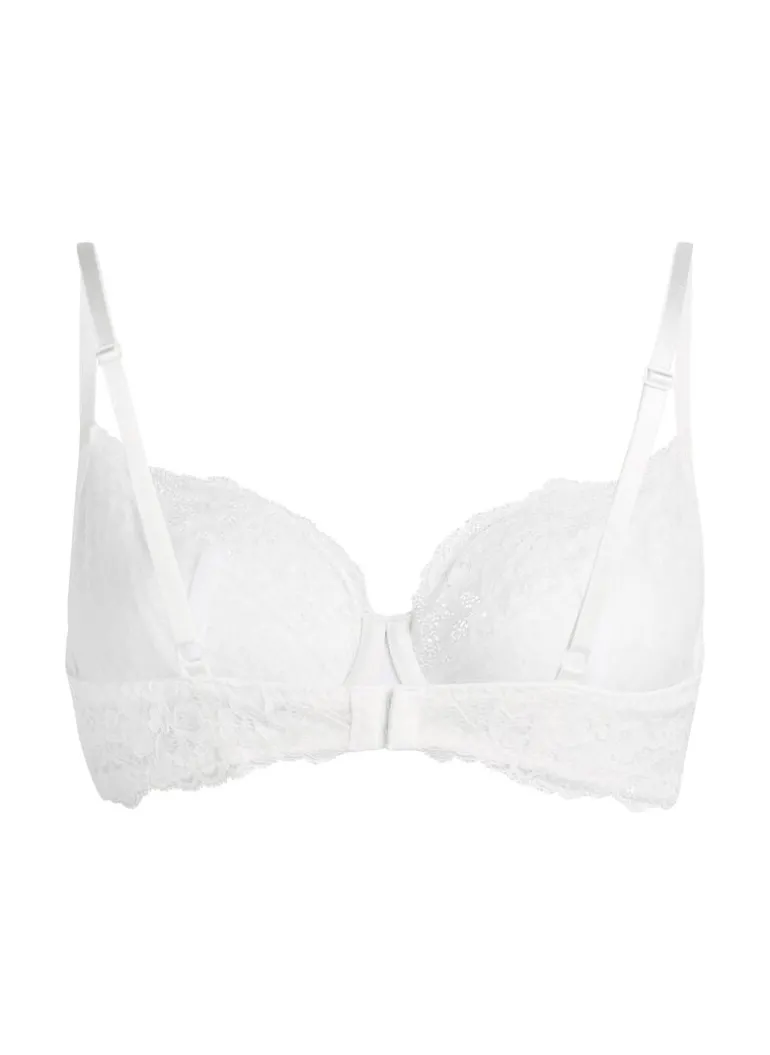 Marine Non-Padded Underwired Bra - White