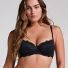 Marine Padded Underwired Bra - Black