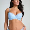 Marine Padded Underwired Bra - Blue