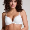 Marine Padded Underwired Maximizer Bra - White