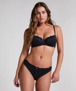 Marine Padded Underwired Bra - Black