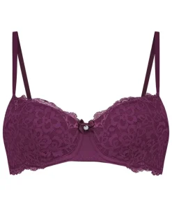 Marine Padded Underwired Bra - Purple