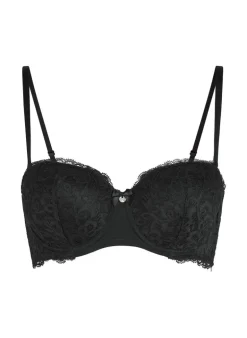 Marine Padded Underwired Bra - Black