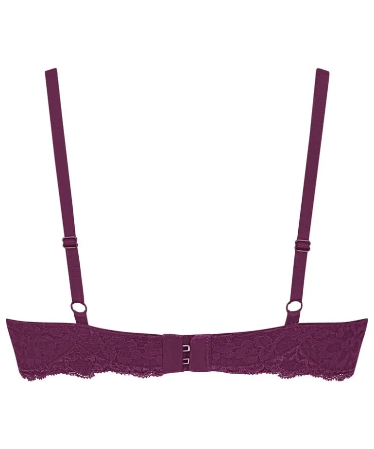 Marine Padded Underwired Bra - Purple