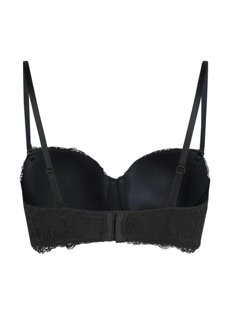 Marine Padded Underwired Bra - Black