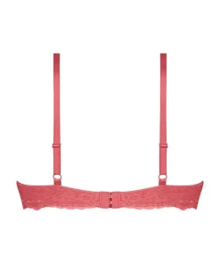Marine Padded Underwired Bra - Red