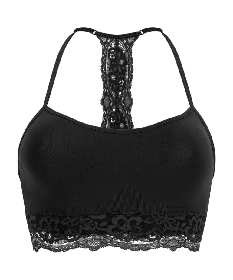 Marine Seamless Bralette - Black
