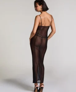 Maxime Slip dress - Black
