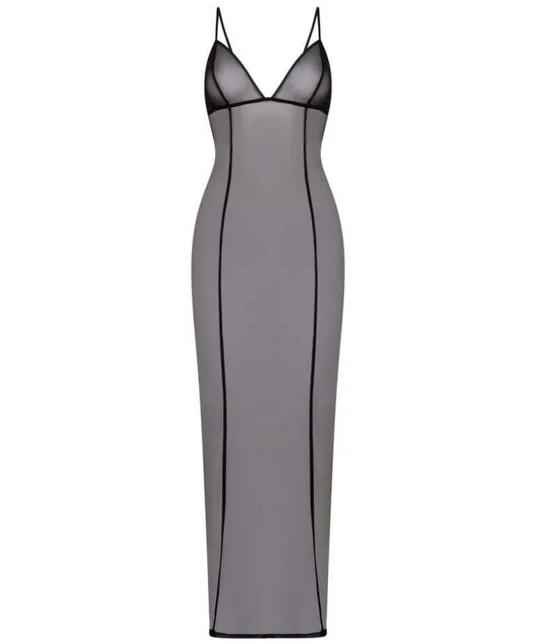 Maxime Slip dress - Black