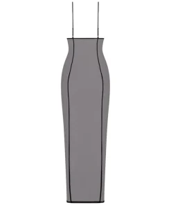 Maxime Slip dress - Black