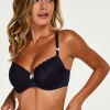 Maya Padded Underwired Bra - Blue