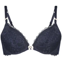 Maya Padded Underwired Push-Up Bra - Blue