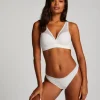 Mesh thong - White