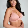 Mona padded non-underwired bra - Pink
