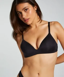 Mona padded non-underwired bra - Black