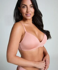 Mona padded non-underwired bra - Pink
