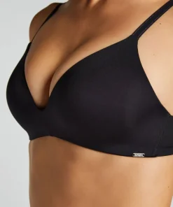 Mona padded non-underwired bra - Black