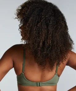 Mona padded non-underwired bra - Green