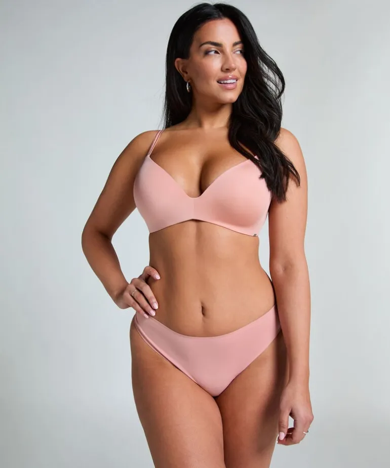 Mona padded non-underwired bra - Pink