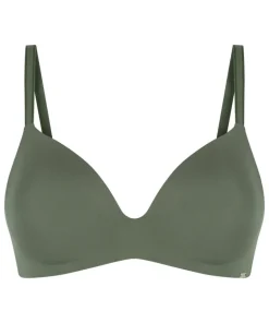 Mona padded non-underwired bra - Green