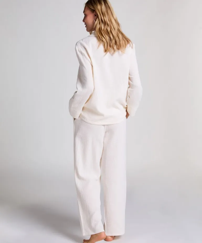 Muslin Pants - White