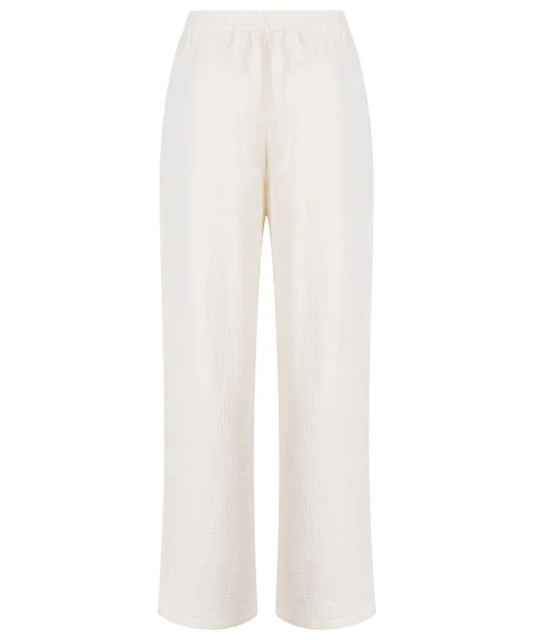 Muslin Pants - White