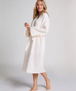 Muslin Robe Long - White