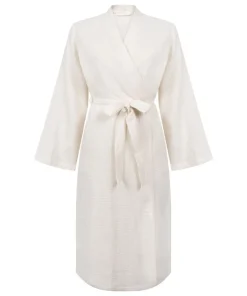 Muslin Robe Long - White