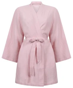 Muslin Robe Short - Pink