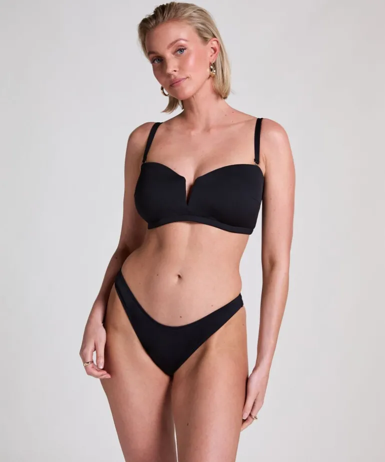 Neoprene Highleg Bikinibottom - Black