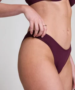 Neoprene Highleg Bikinibottom - Purple
