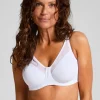 Nina Non-Padded Underwired Minimizer Bra - White