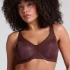 Nina Non-Padded Underwired Minimizer Bra - Brown