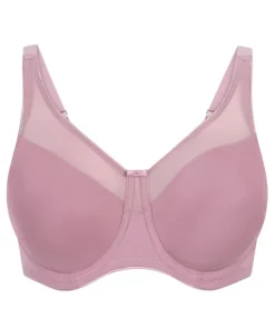 Nina Non-Padded Underwired Minimizer Bra - Pink