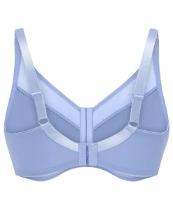 Nina Non-Padded Underwired Minimizer Bra - Blue