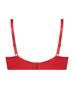 Nina Non-Padded Underwired Minimizer Bra - Red