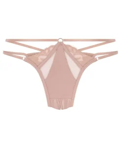 Nisha Open Crotch Brazilian - Beige